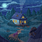House In The Woods - Purrple Cat