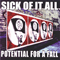 Potential For A Fall (Single) - Sick Of It All