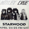 1981.04.24-25 - Los Angeles, CA, Starwood 'First Show' - Mötley Crüe (Motley Crue)