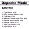 Suffer Well (Promo CDM 2) - Depeche Mode (Martin Gore, Dave Gahan, Andrew Fletcher)